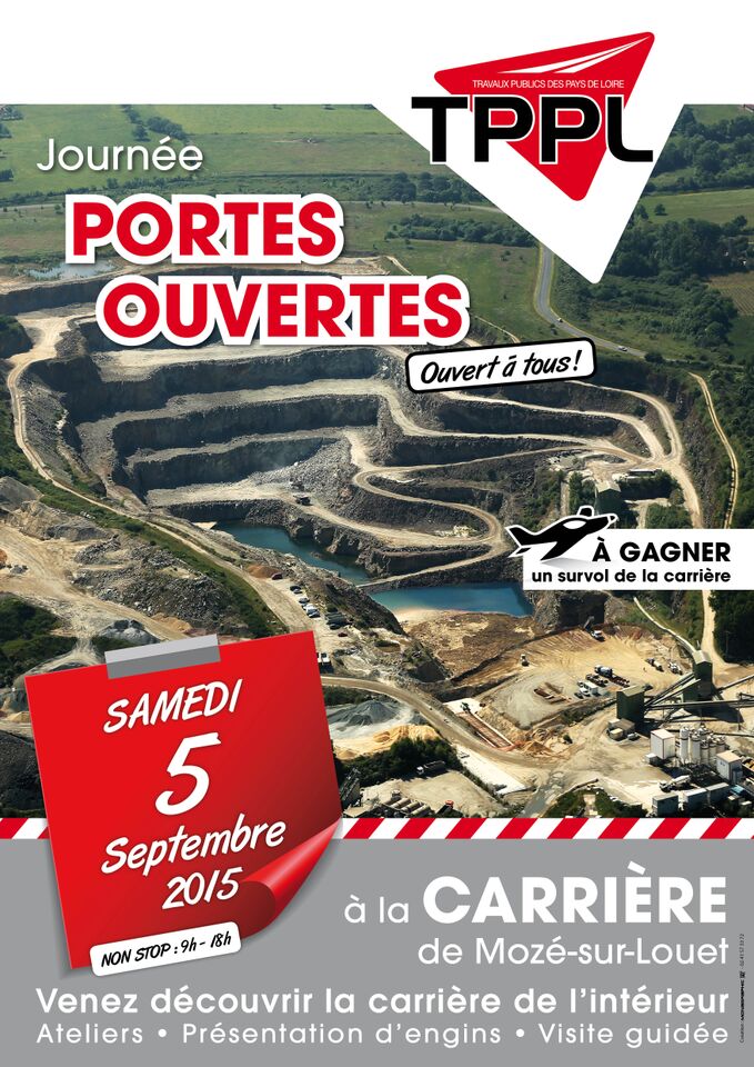 PORTES OUVERTES TPPL CARRIERE DE MOZE SEPTEMBRE 2015